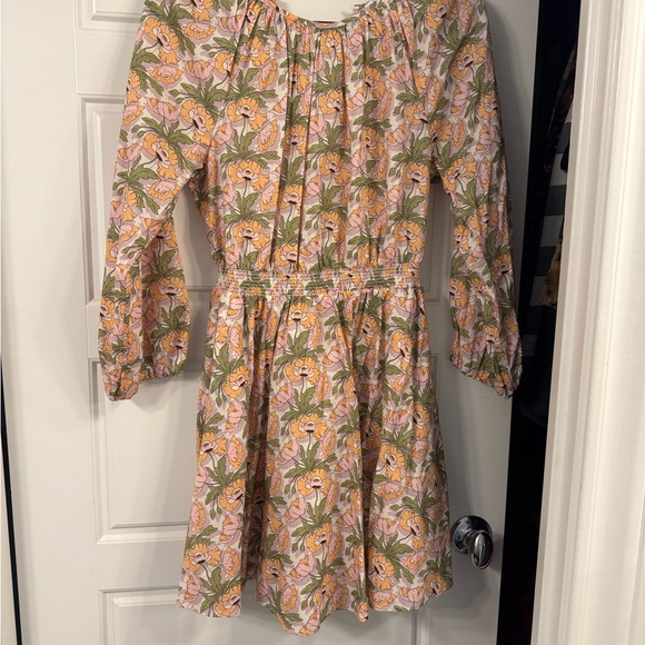 J. Crew Dresses & Skirts - J. Crew Liberty Pink and Green Mini Dress